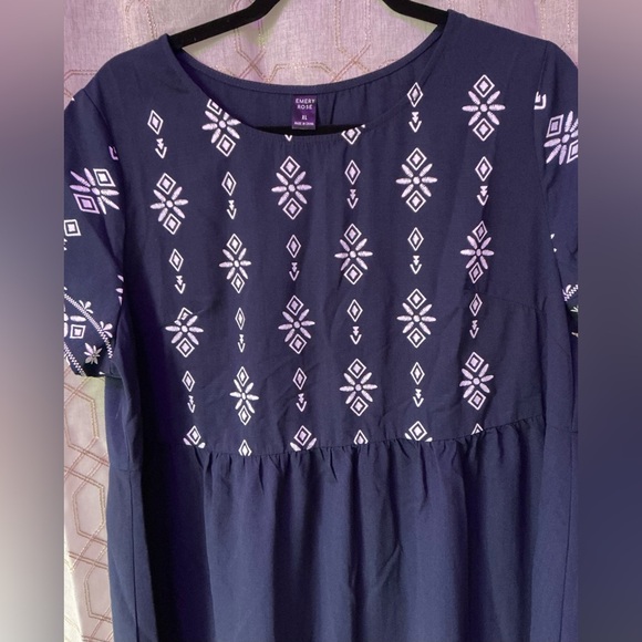 Sundresses Blue and White Casual Scoop Neck Mini - Picture 5 of 10